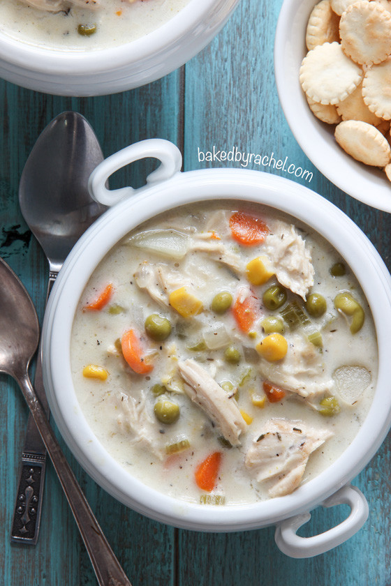 Hearty Chicken Soup
 hearty chicken and ve able soup in the slow cooker recipe