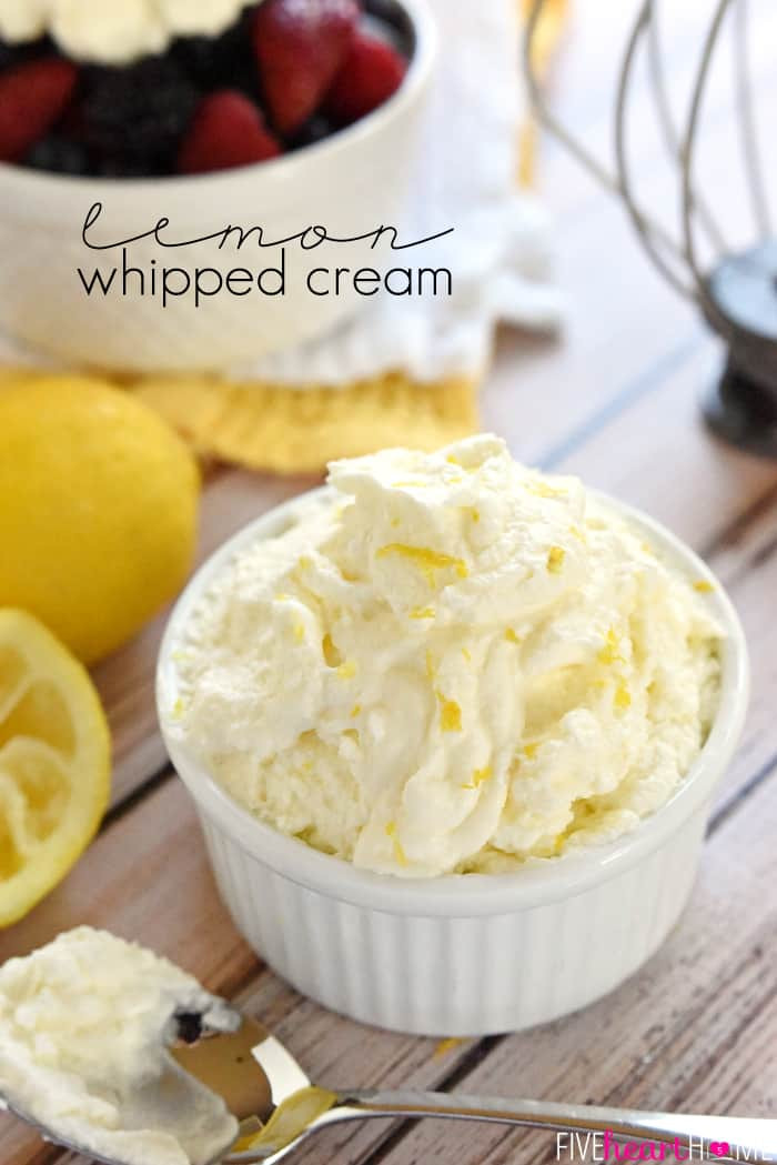 Heavy Whipping Cream Dessert Recipes
 Lemon Whipped Cream