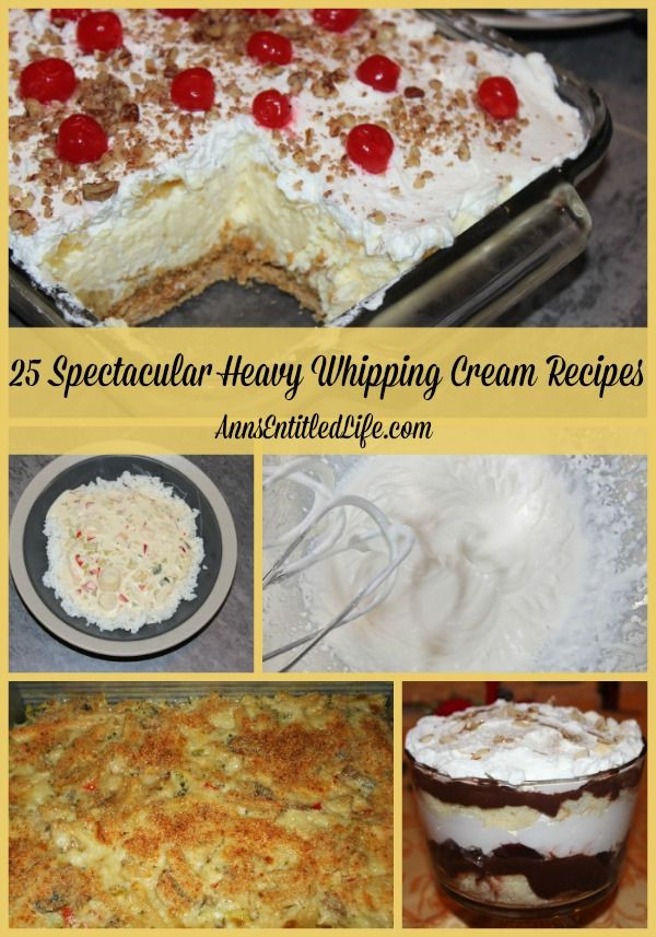 Heavy Whipping Cream Dessert Recipes
 The 25 best Heavy whipping cream ideas on Pinterest