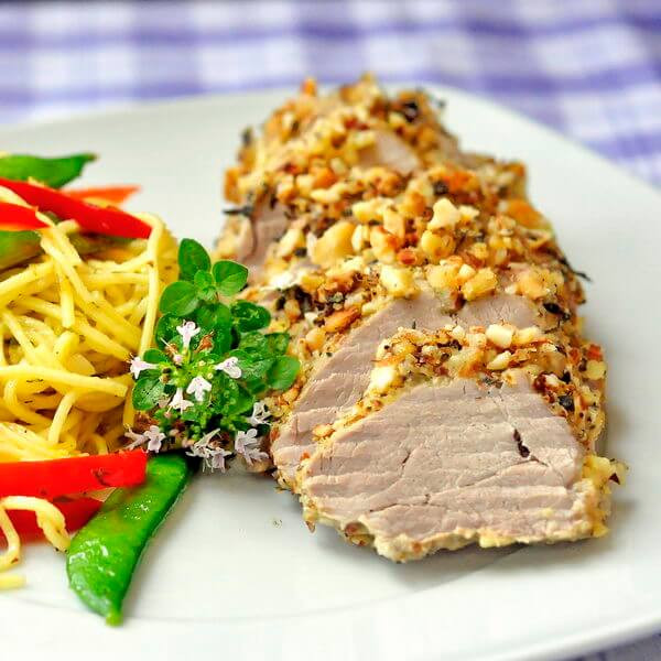 Herb Crusted Pork Loin
 Almond Herb Crusted Pork Tenderloin Rock Recipes