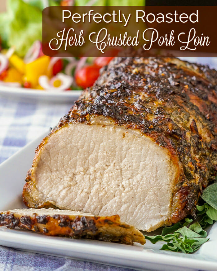 Herb Crusted Pork Loin
 Herb Crusted Pork Loin Roast Plus a plete menu with 3