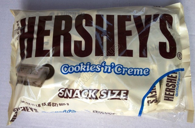 Hershey'S Chocolate Pie
 HERSHEY S COOKIES N CREAM Candy Bars Snack Size 905G