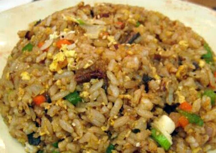 Hibachi Fried Rice
 hibachi style fried rice with ginger sauce Recipe by gina