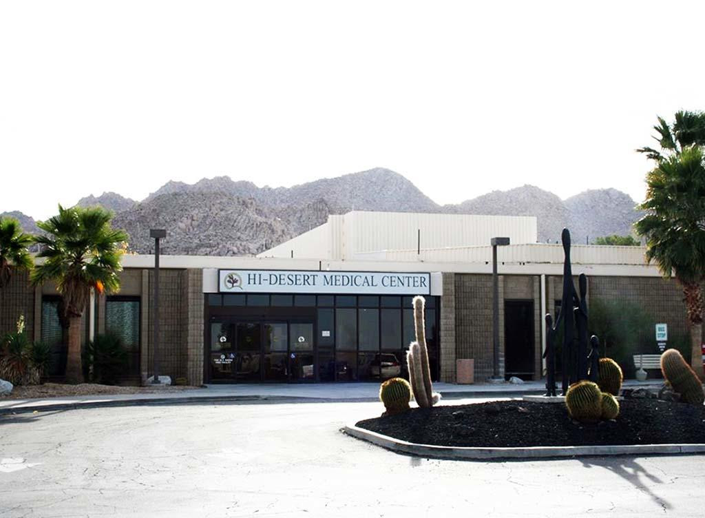 High Dessert Hospital
 Hi Desert Medical Center Auxiliary Joshua Tree CA