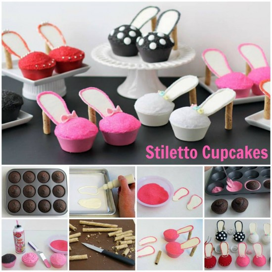 High Heel Cupcakes
 Wonderful High Heel Cupcakes Tutorial