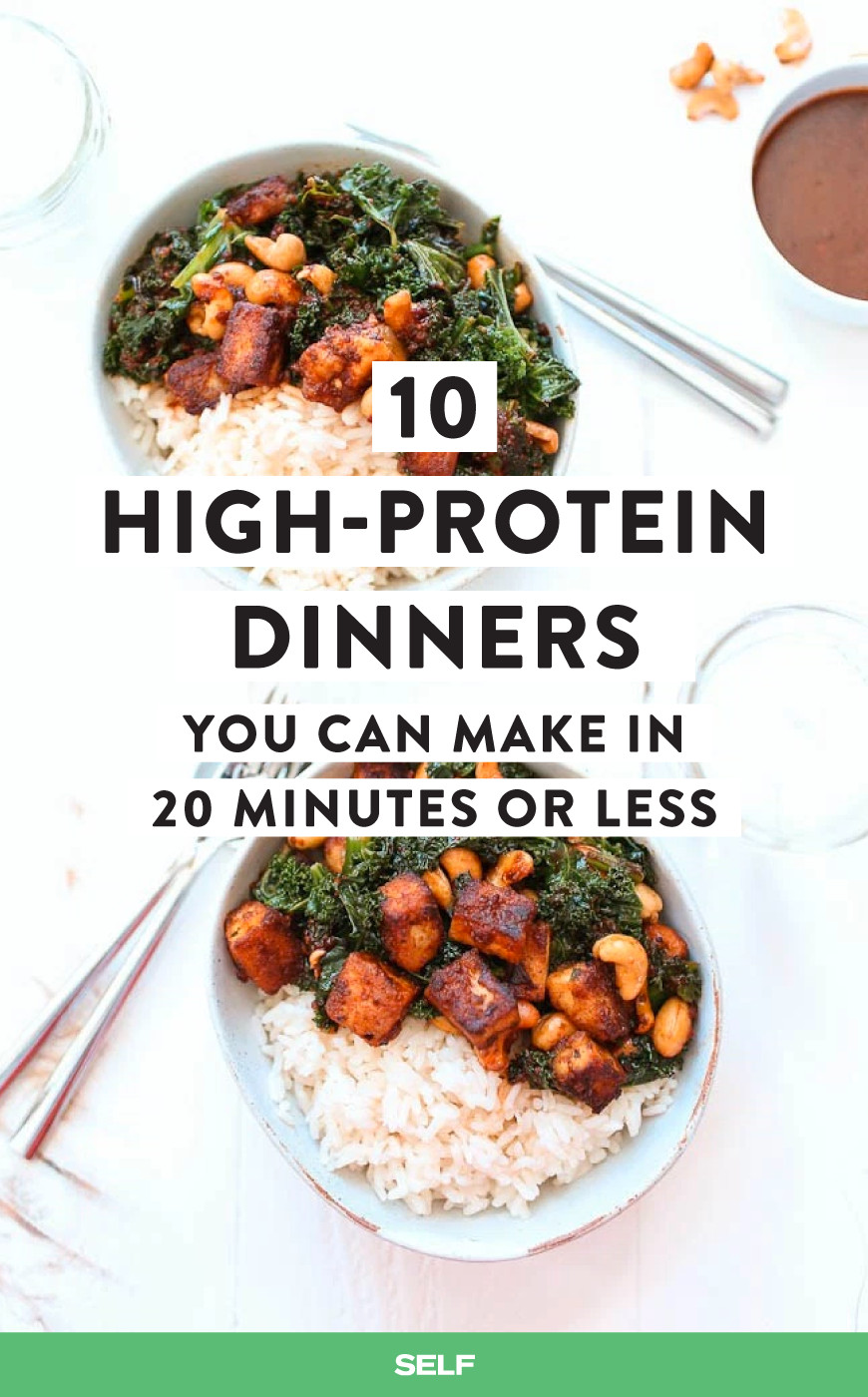 High Protein Dinner
 10 High Protein Dinners You Can Make In 20 Minutes Less