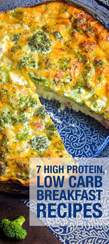 High Protein Low Carb Recipes
 7 High Protein Low Carb Breakfast Recipes