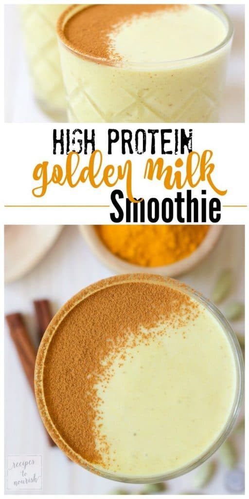 High Protein Smoothie Recipes
 High Protein Golden Milk Smoothie