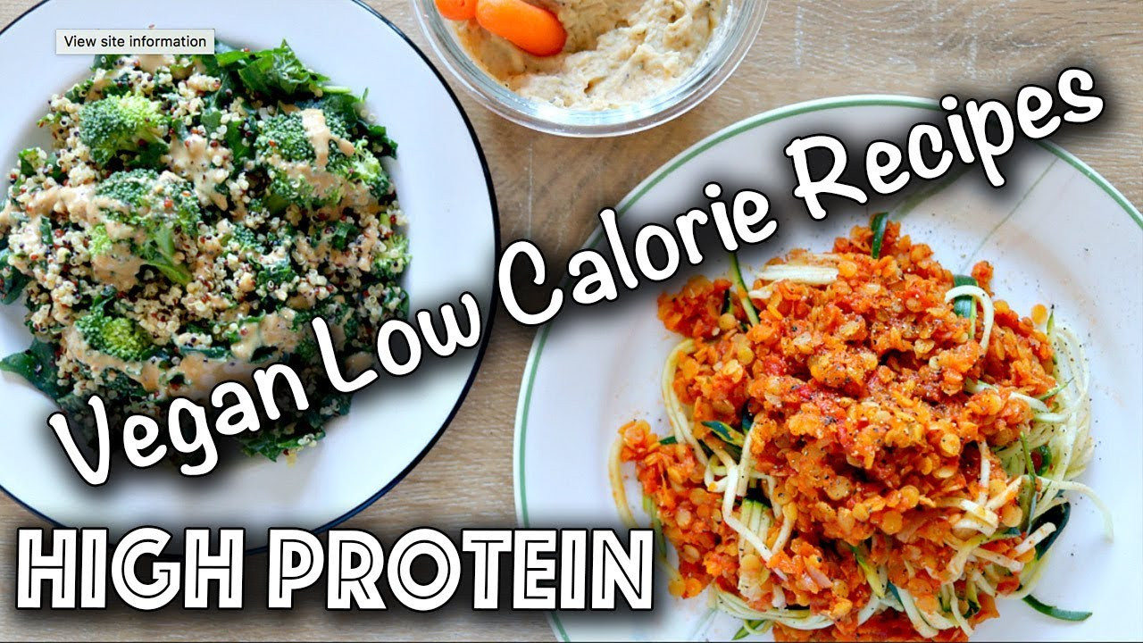 High Protein Vegan Recipes
 LOW CALORIE HIGH PROTEIN VEGAN RECIPES Gluten Free too