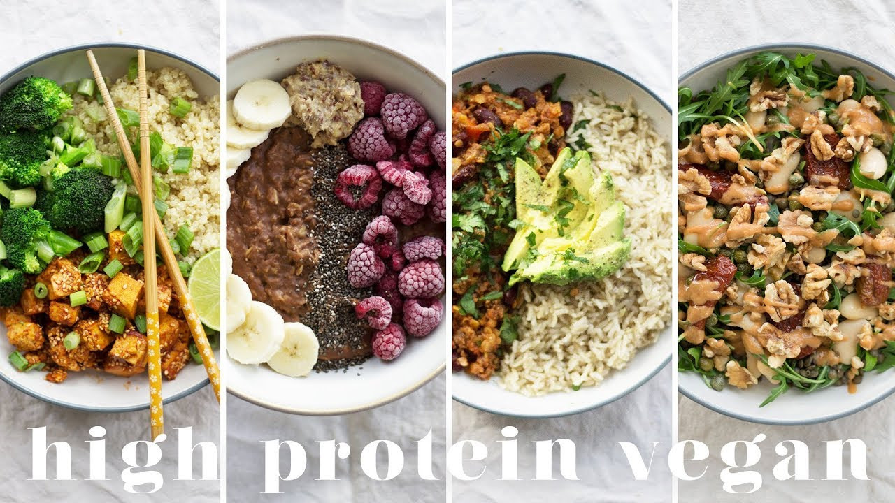 High Protein Vegan Recipes
 HIGH PROTEIN VEGAN MEALS