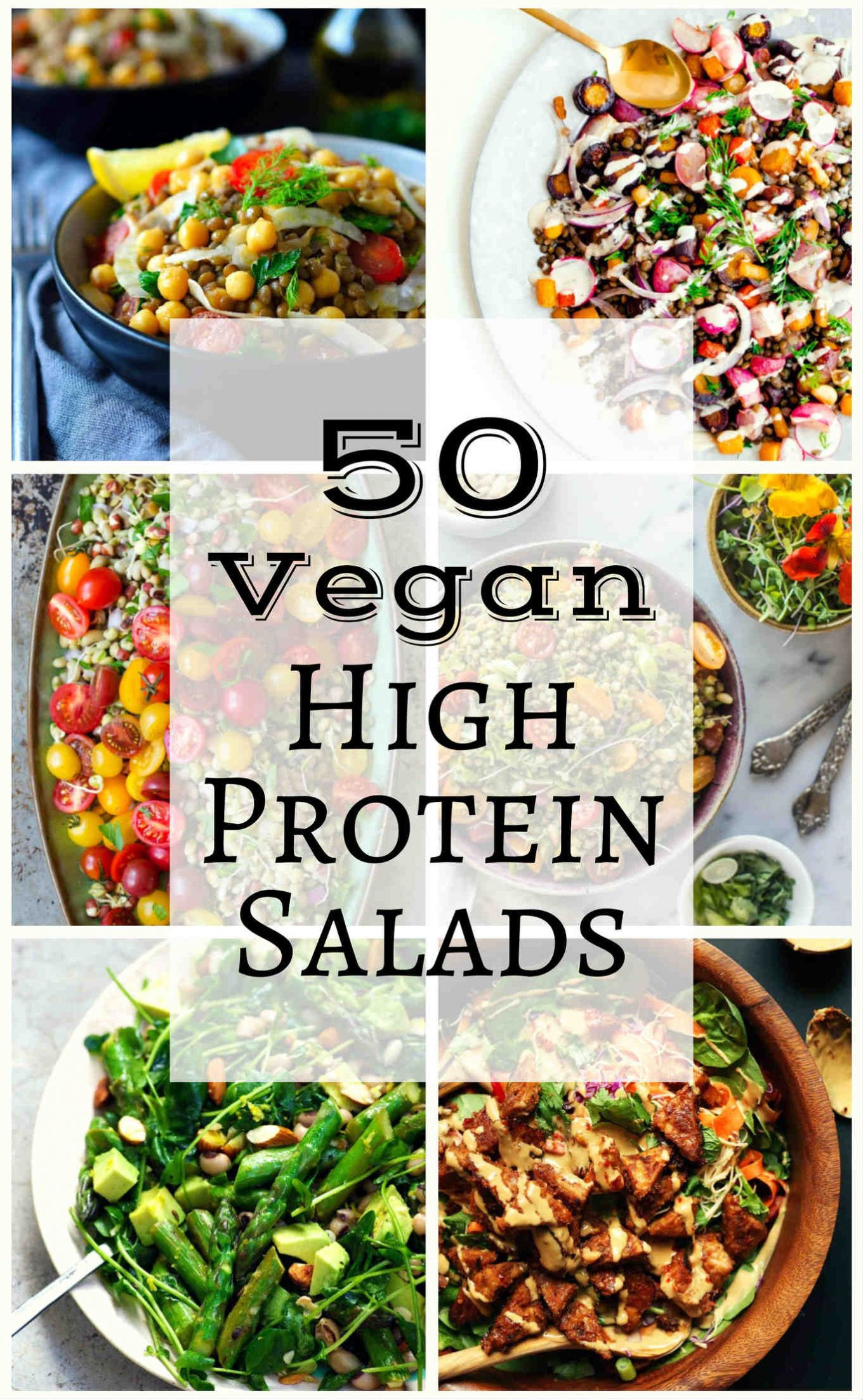 High Protein Vegetarian Foods
 50 Vegan High Protein Salads