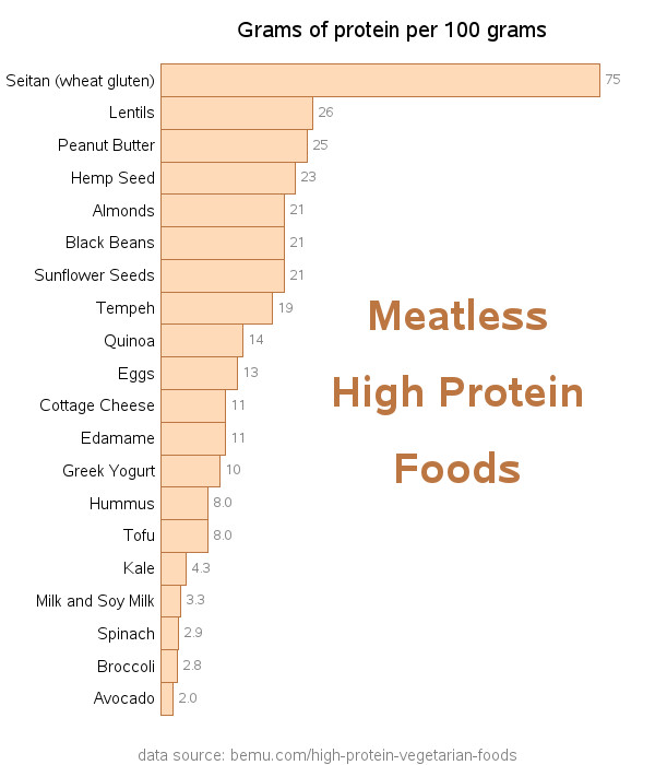 High Protein Vegetarian Foods
 Where can a ve arian some protein around here