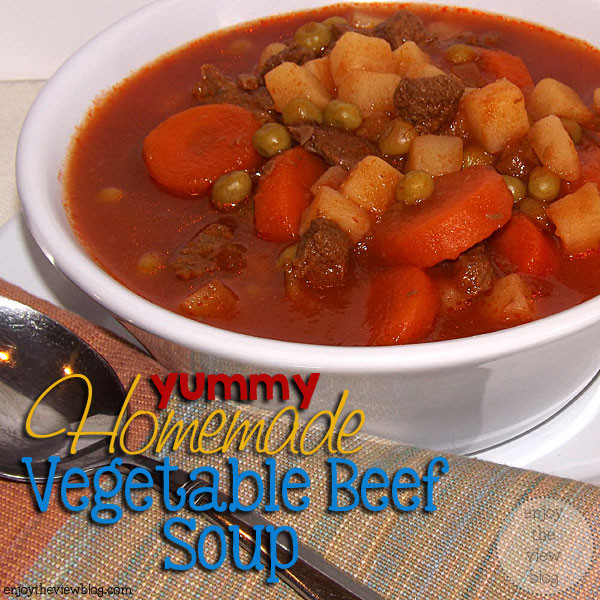 Homemade Beef Vegetable Soup
 Yummy Homemade Ve able Beef Soup