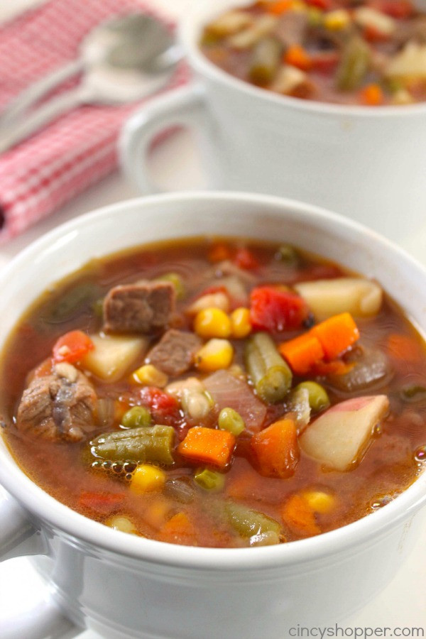Homemade Beef Vegetable Soup
 best homemade ve able beef soup