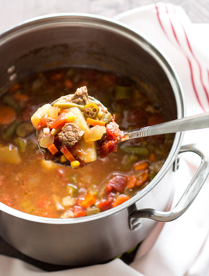 Homemade Beef Vegetable Soup
 best homemade ve able beef soup