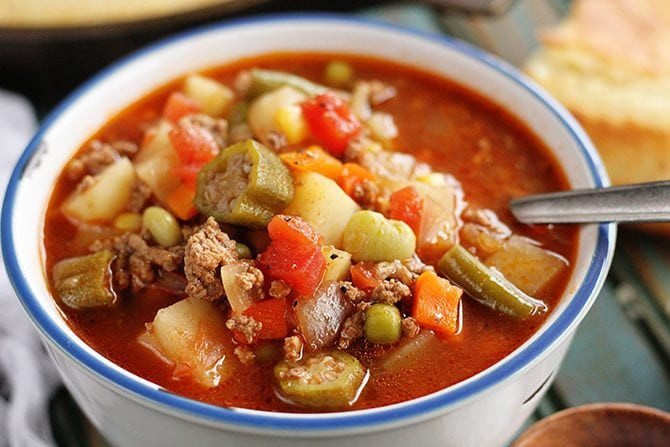 Homemade Beef Vegetable Soup
 Quick and Easy Ve able Beef Soup Southern Bite