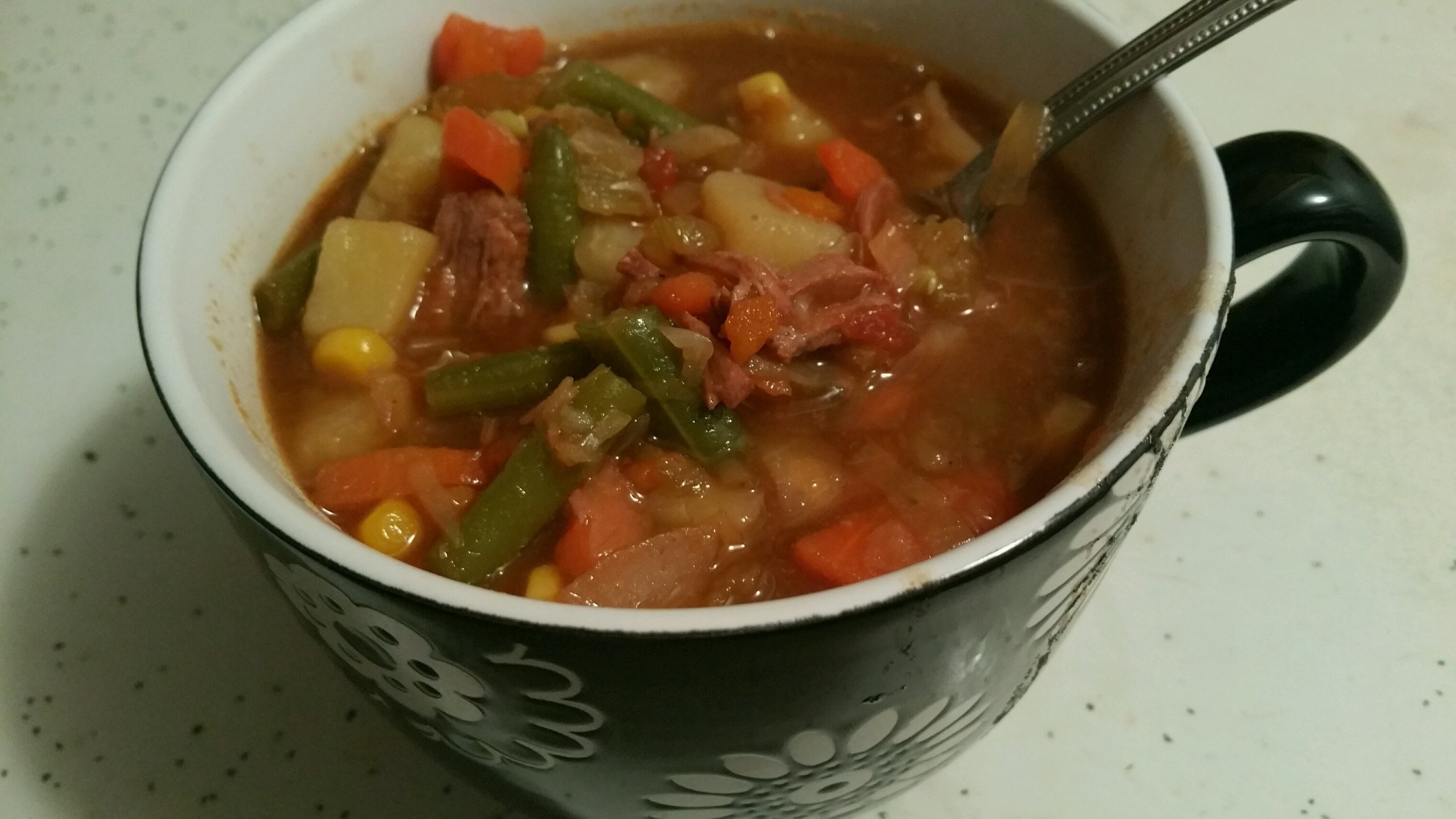 Homemade Beef Vegetable Soup
 Homemade Ve able Beef Soup