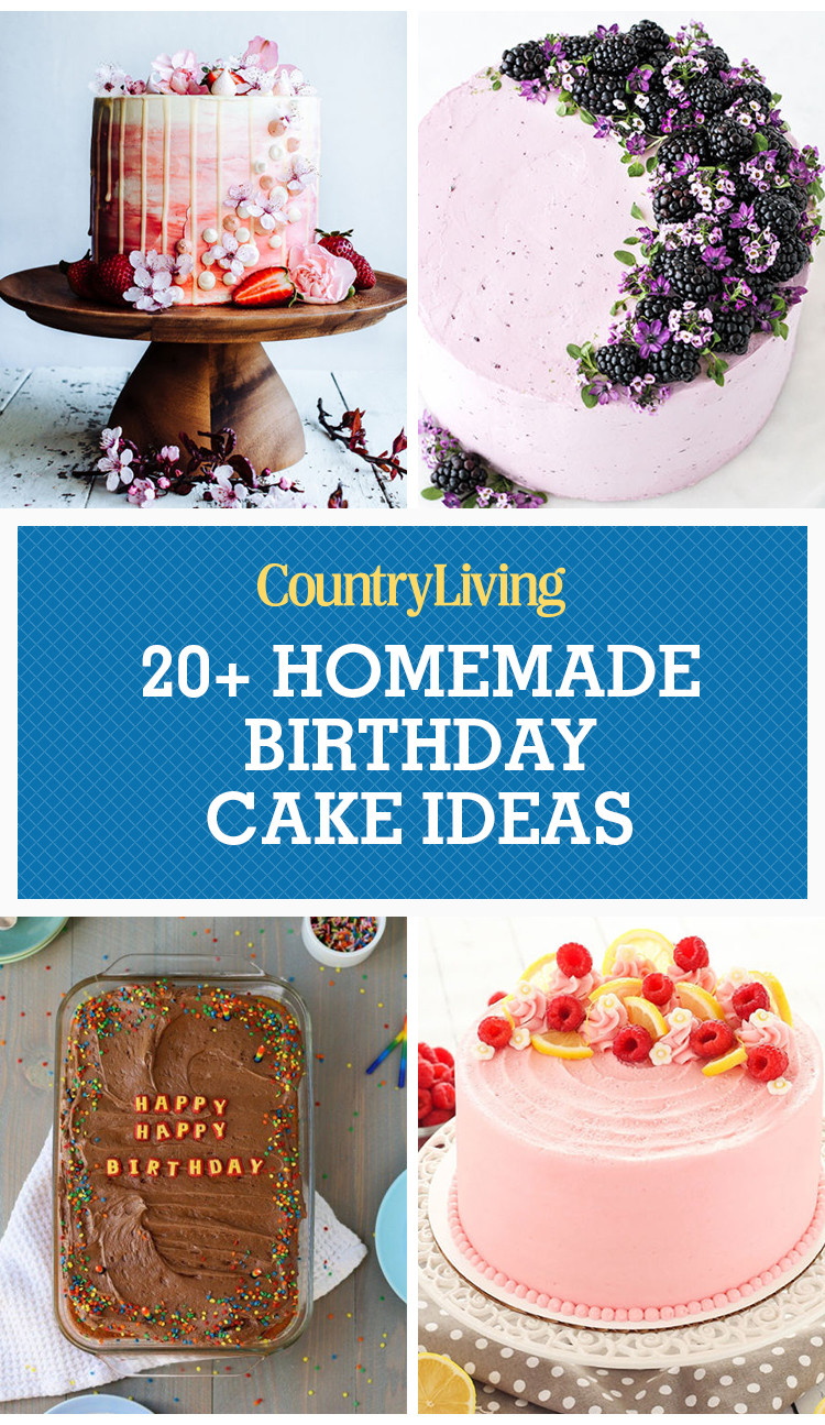 Homemade Birthday Cake Ideas
 22 Homemade Birthday Cake Ideas Easy Recipes for