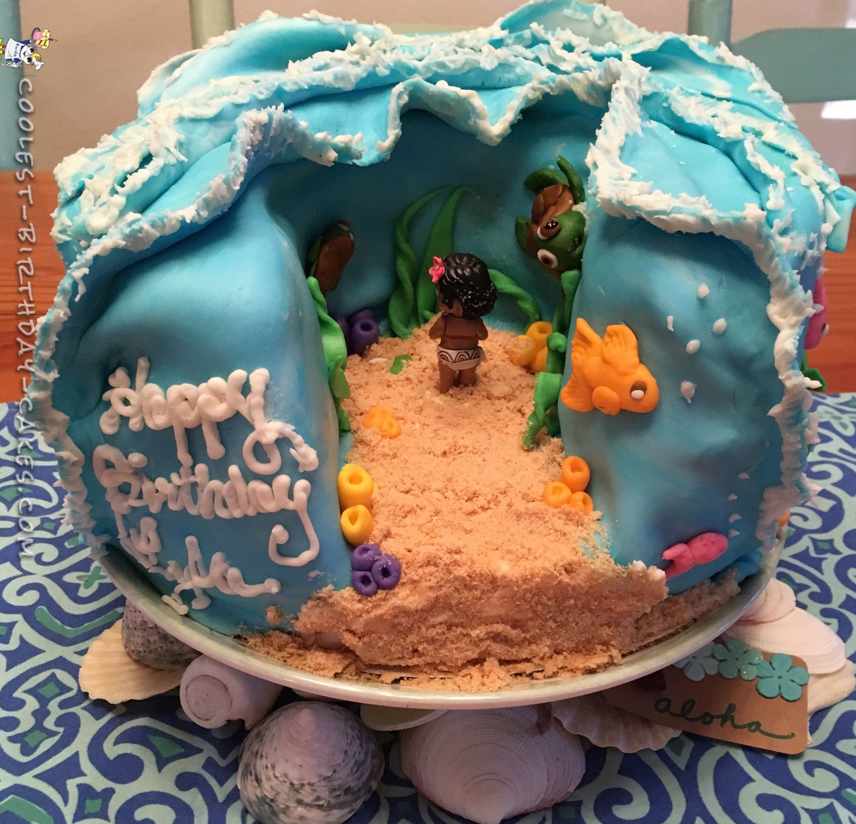 Homemade Birthday Cake Ideas
 Cool Homemade Moana Cake