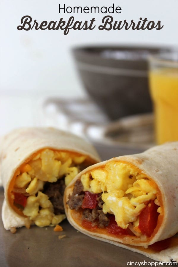 Homemade Breakfast Burritos
 Homemade Breakfast Burritos CincyShopper