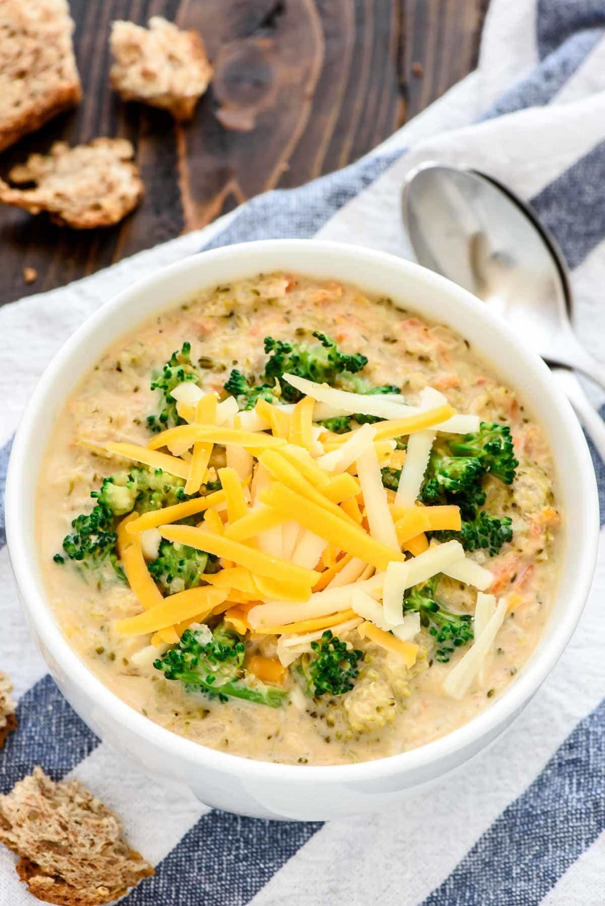 Homemade Broccoli And Cheese Soup
 Slow Cooker Broccoli Cheese Soup