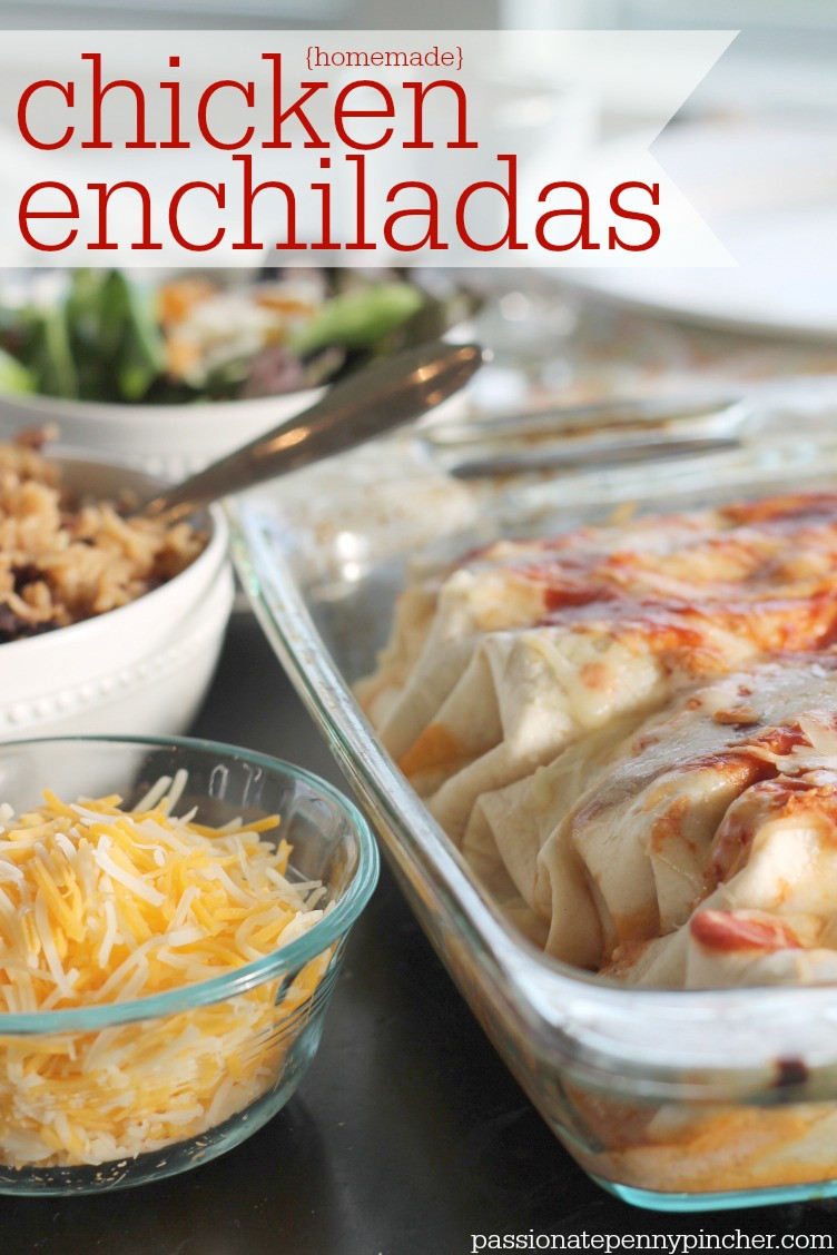 Homemade Chicken Enchiladas
 Homemade Chicken Enchiladas