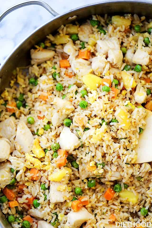 Homemade Chicken Fried Rice
 Easy Chicken Fried Rice Recipe