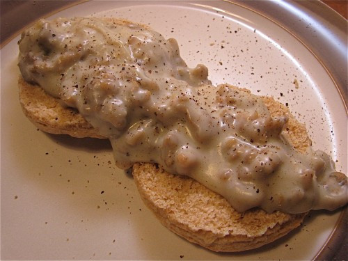 Homemade Chicken Gravy
 Biscuits and Gravy with Homemade Chicken Breakfast Sausage