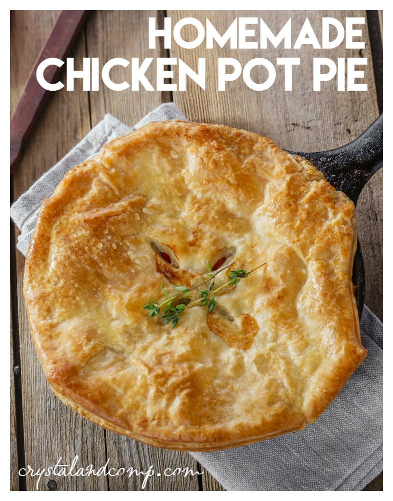 Homemade Chicken Pot Pie
 Easy Chicken Pot Pie