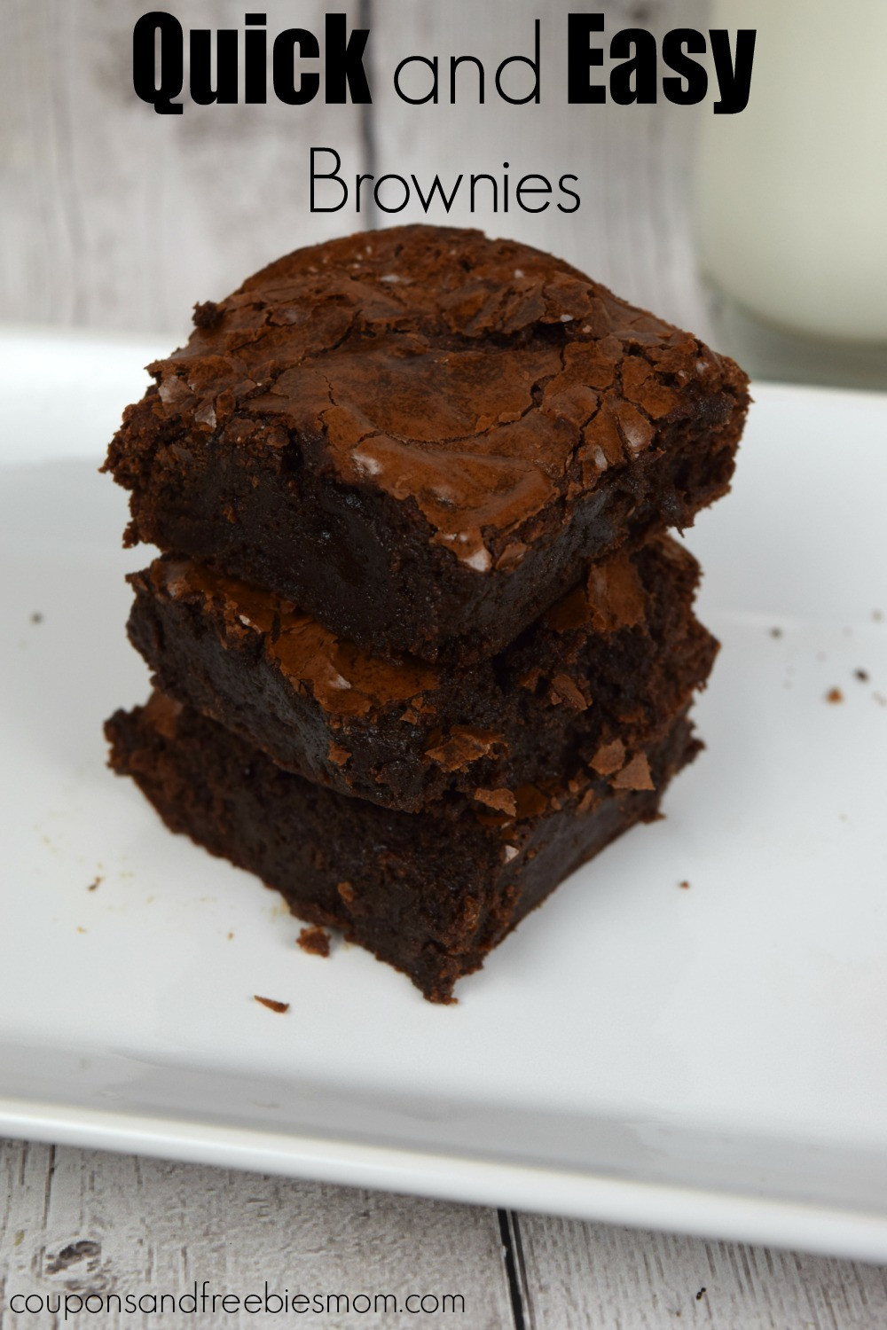 Homemade Chocolate Brownies
 Quick and Easy Brownies Best Basic Recipe from Scratch