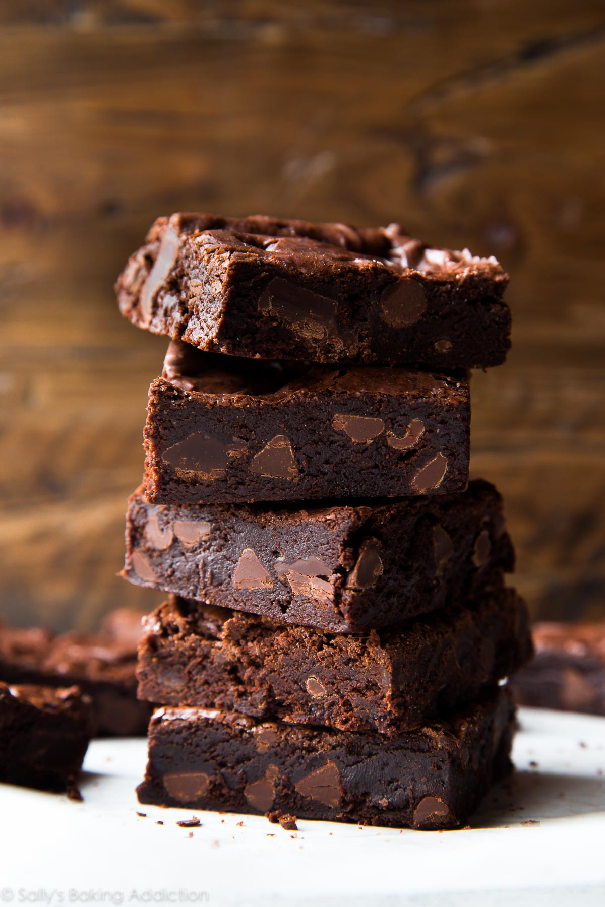 Homemade Chocolate Brownies
 Seriously Fudgy Homemade Brownies