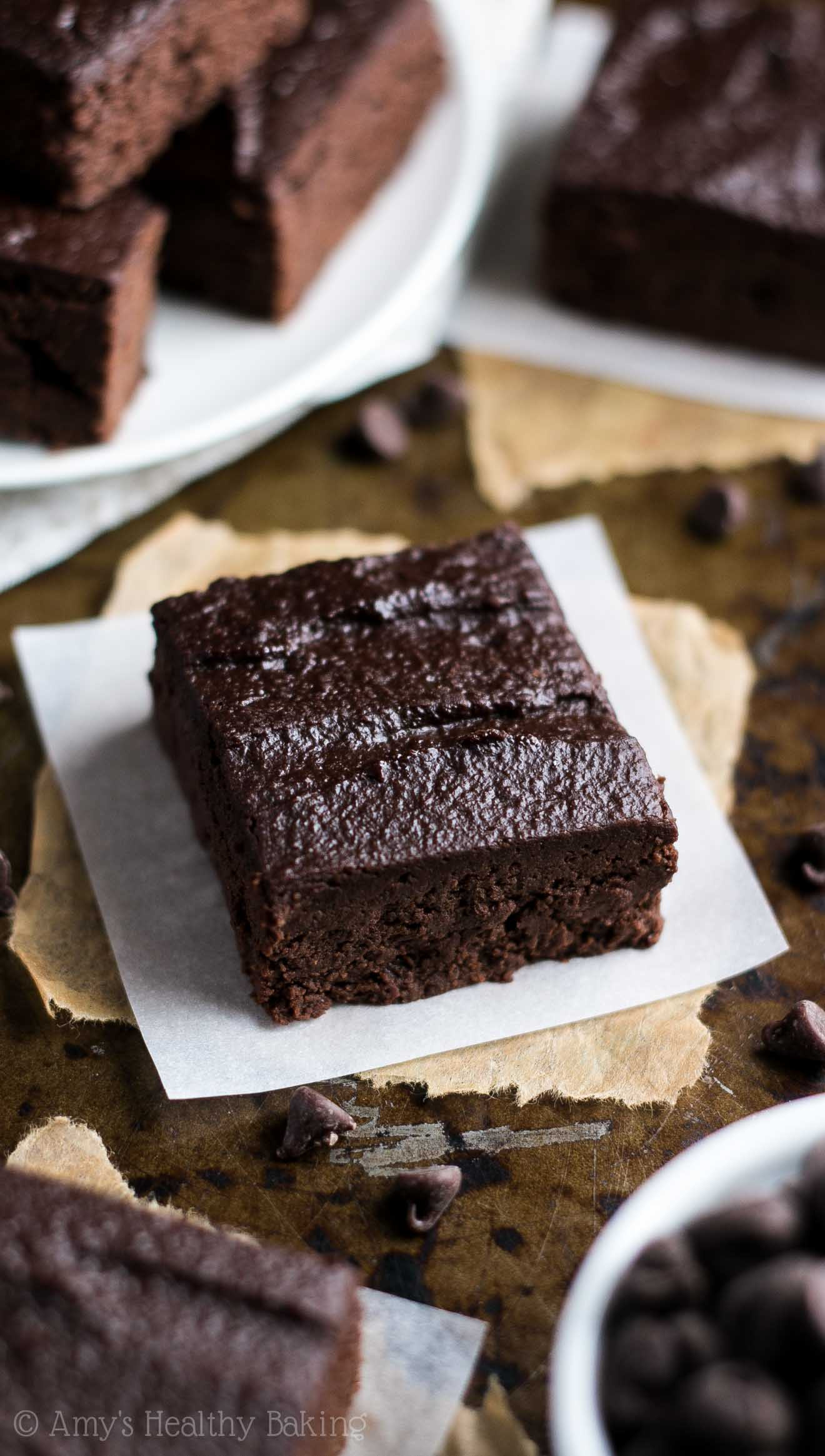 Homemade Chocolate Brownies
 Skinny Slow Cooker Fudgy Dark Chocolate Brownies