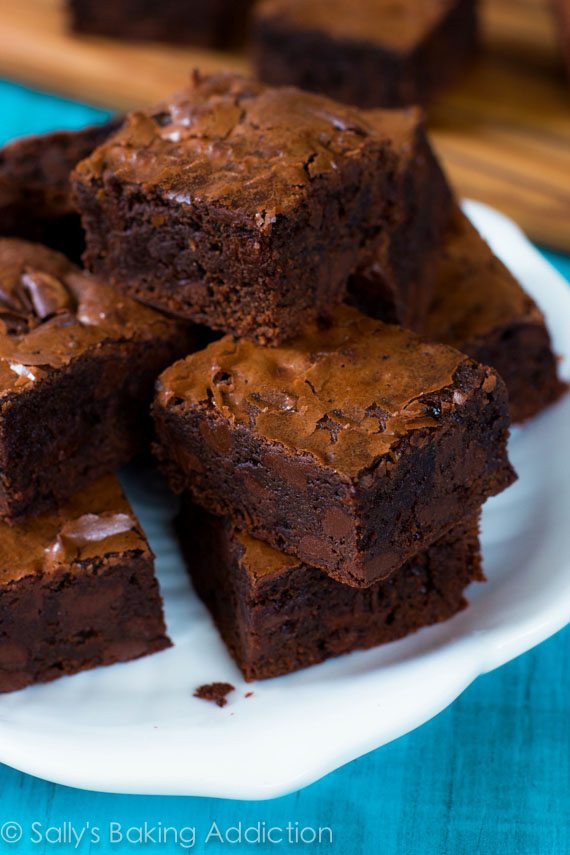 Homemade Chocolate Brownies
 Chewy Fudgy Homemade Brownies Sallys Baking Addiction