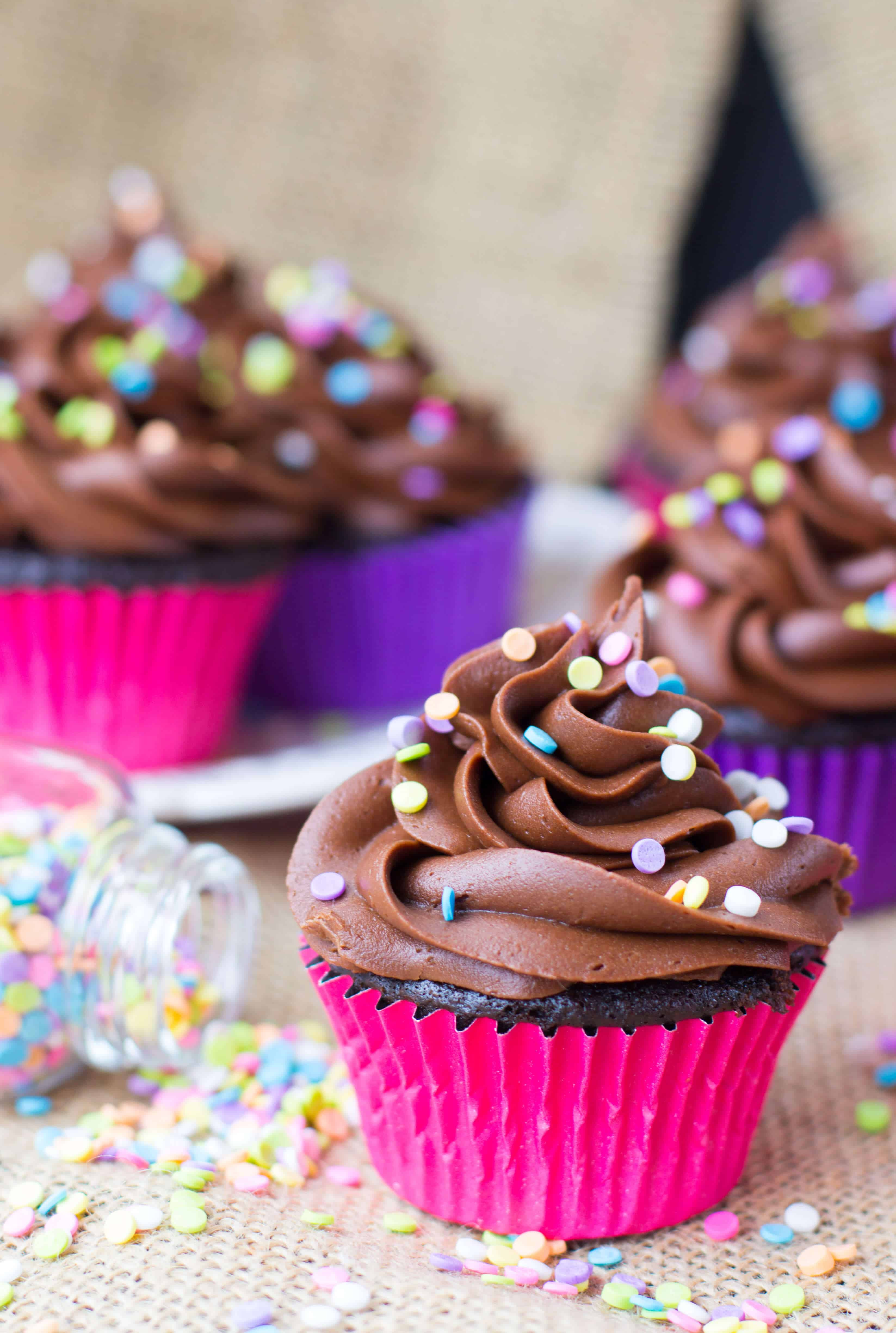 Homemade Chocolate Cupcakes
 Easy Chocolate Cupcakes Sugar Spun Run