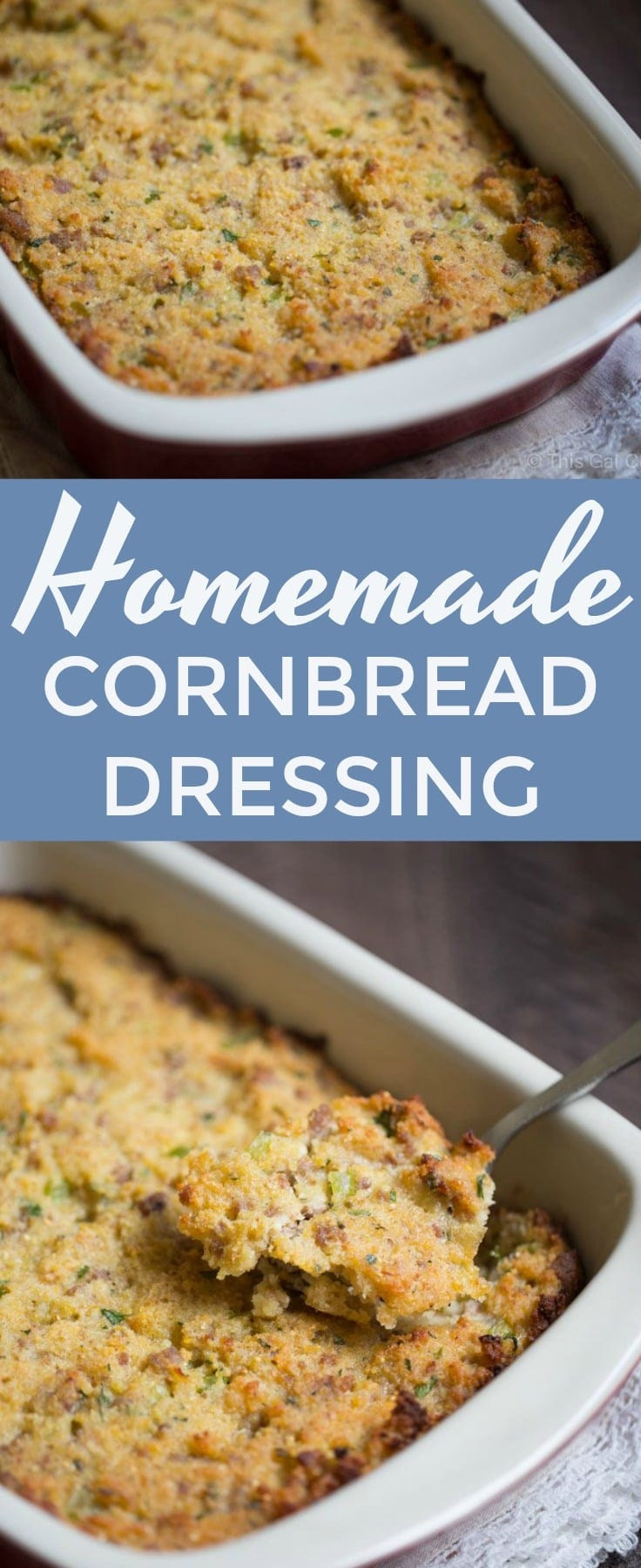 Homemade Cornbread Dressing
 Homemade Cornbread Dressing