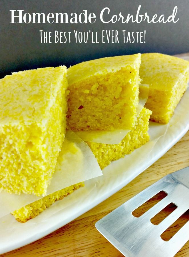 Homemade Cornbread Recipe
 17 Best ideas about Homemade Cornbread on Pinterest