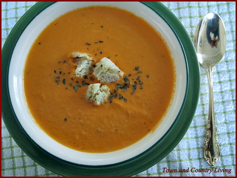 Homemade Creamy Tomato Soup
 Creamy Homemade Tomato Soup Town & Country Living