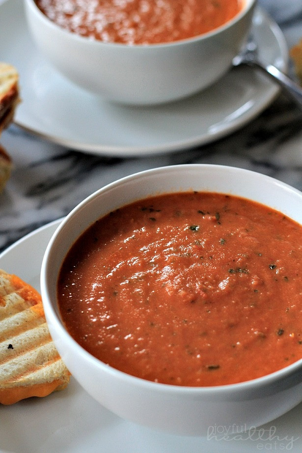 Homemade Creamy Tomato Soup
 Creamy Tomato Basil Soup