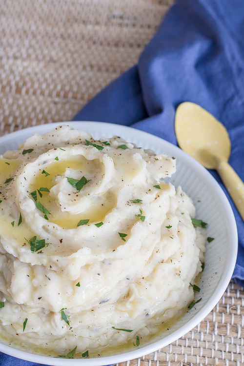 Homemade Garlic Mashed Potatoes
 Easy Creamy Garlic Mashed Potatoes Recipe No Diets Allowed