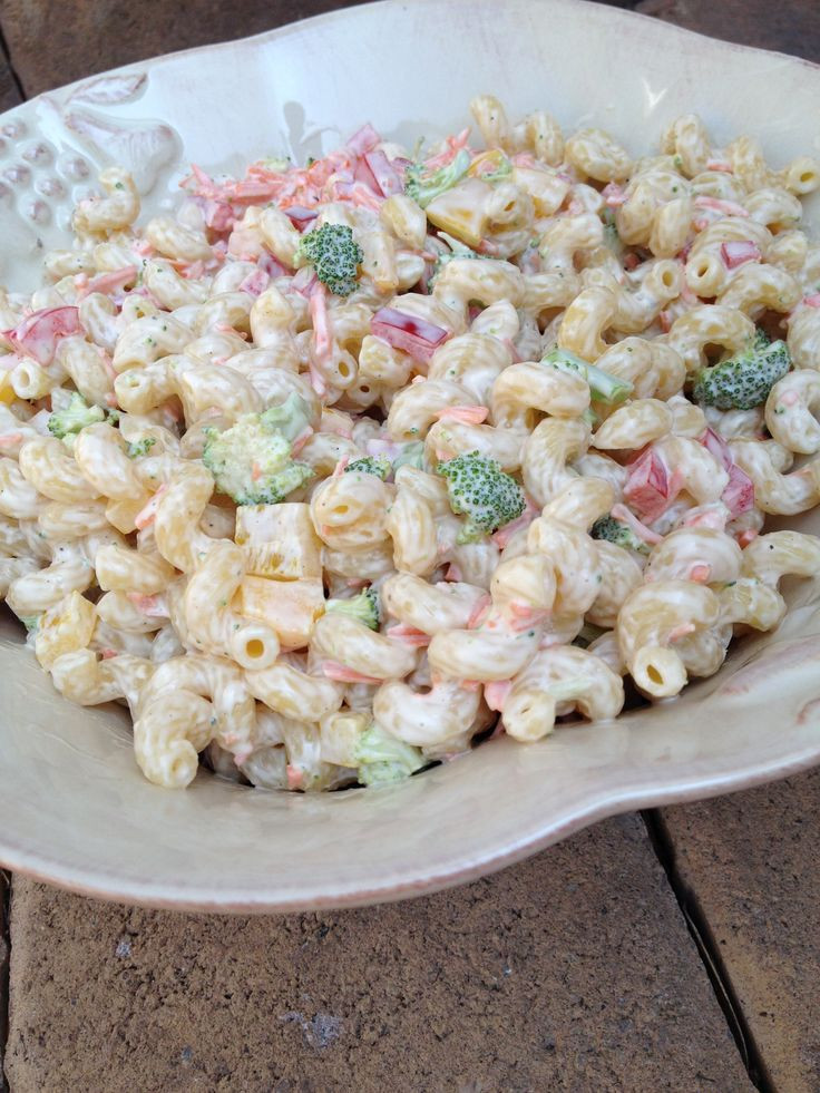 Homemade Macaroni Salad
 12 best images about 4th of July party on Pinterest