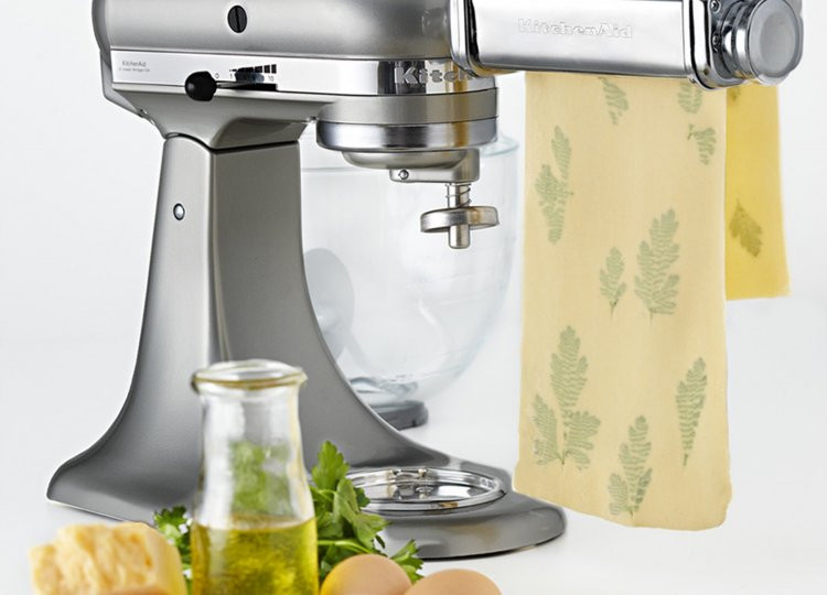 Homemade Pasta Kitchenaid
 Fresh Herb Studded Pasta Sheets