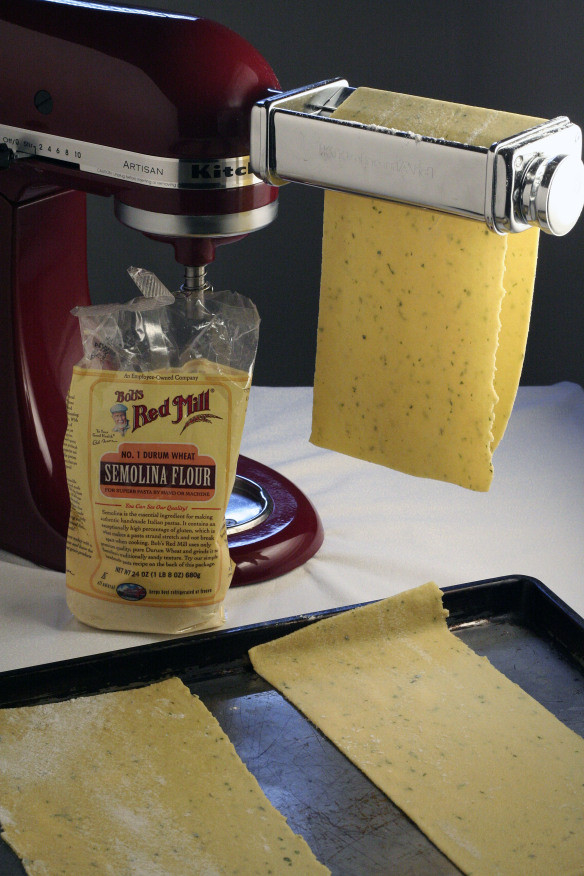 Homemade Pasta Kitchenaid
 Lemon Basil Semolina Pasta