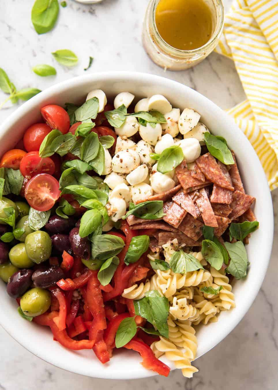 Homemade Pasta Salad
 Italian Pasta Salad with Homemade Italian Dressing