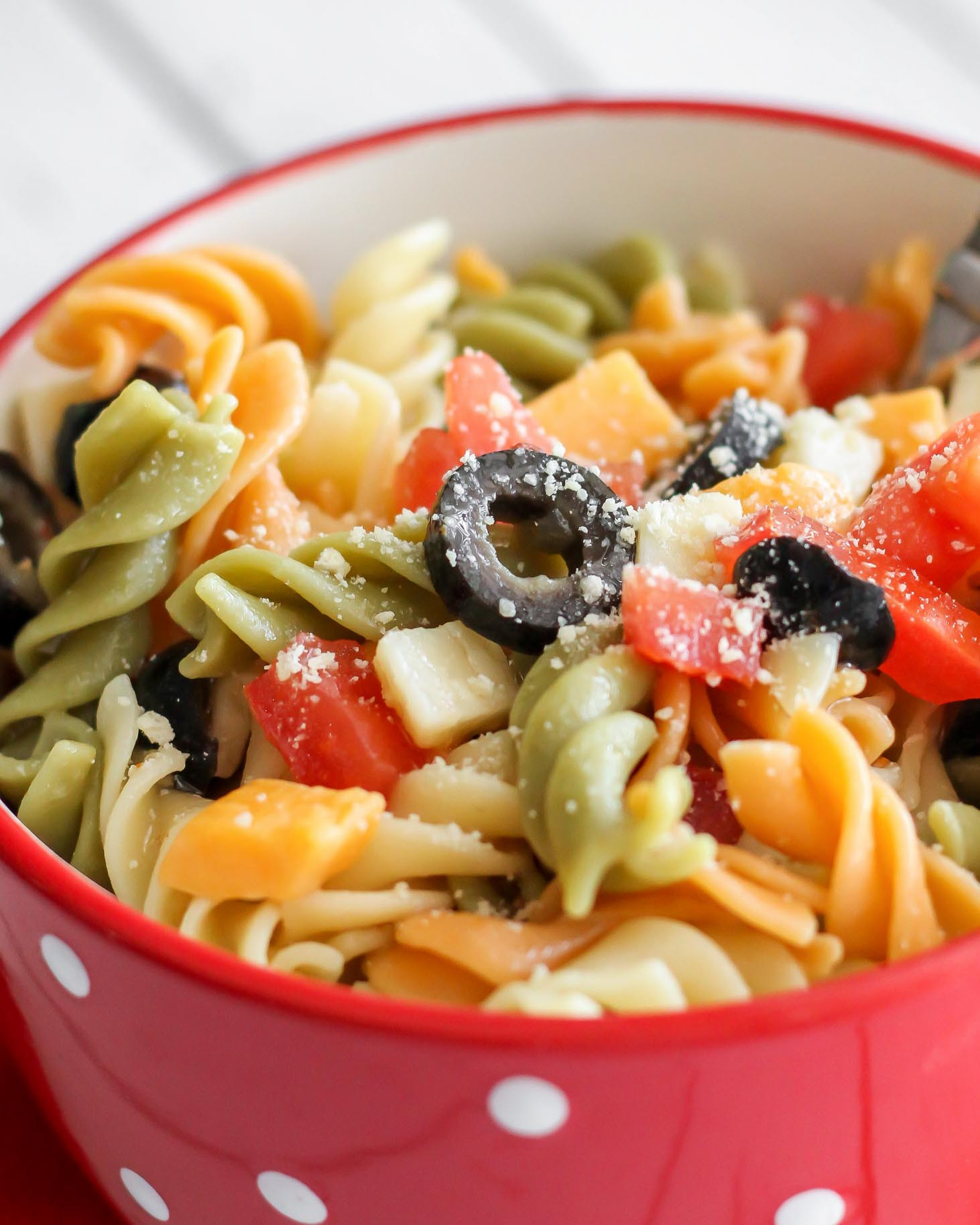 Homemade Pasta Salad
 Easy Pasta Salad Recipe with Italian Dressing VIDEO