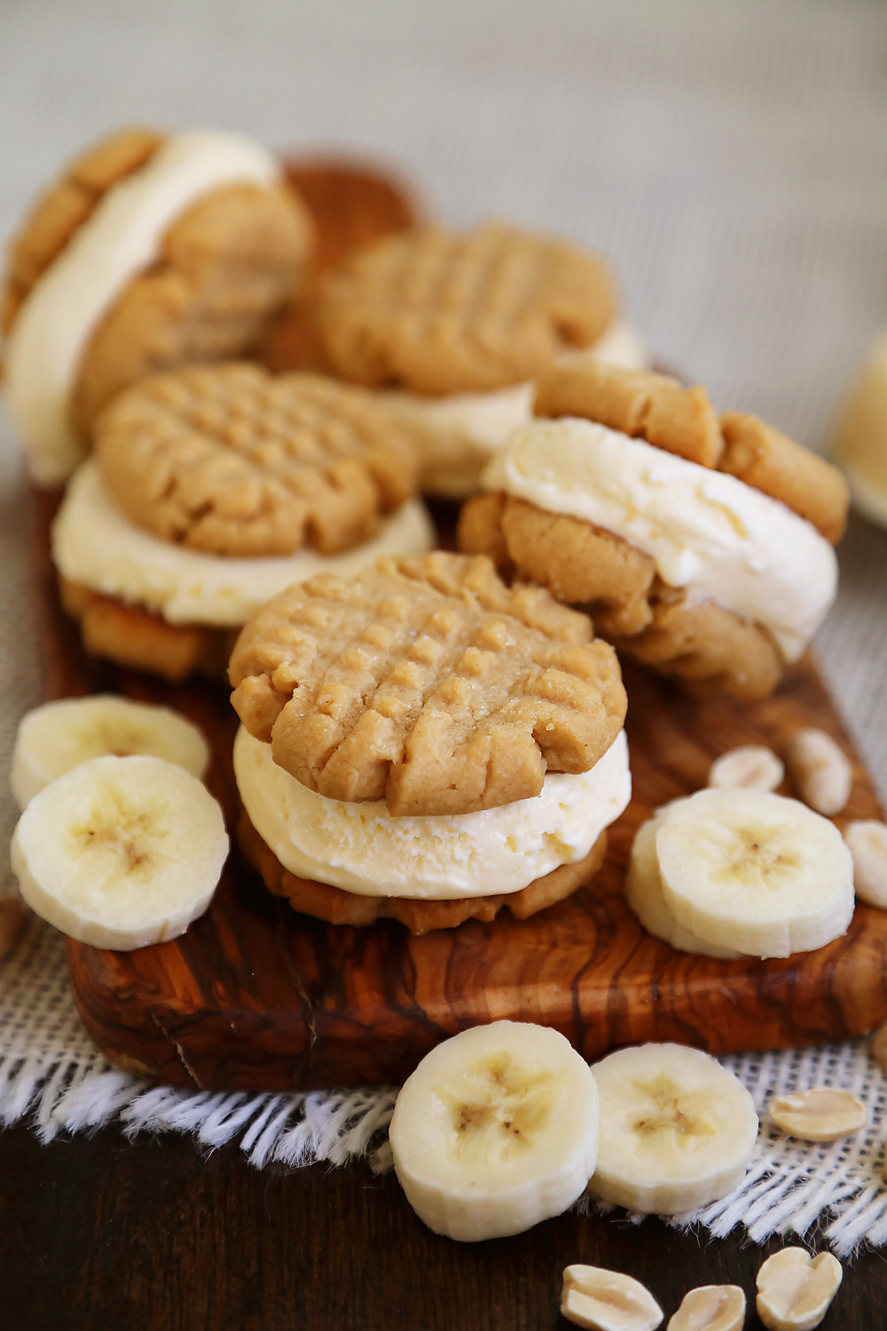 Homemade Peanut Butter Cookies
 Peanut Butter Cookie Banana Ice Cream Bites