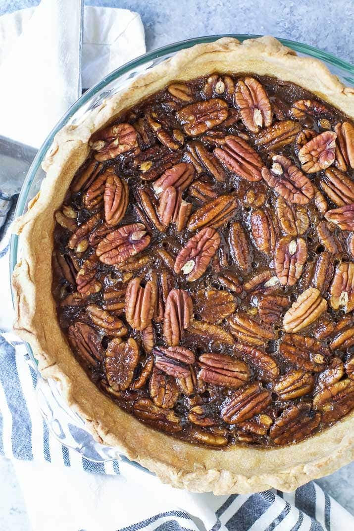 Homemade Pecan Pie
 Homemade Pecan Pie no corn syrup