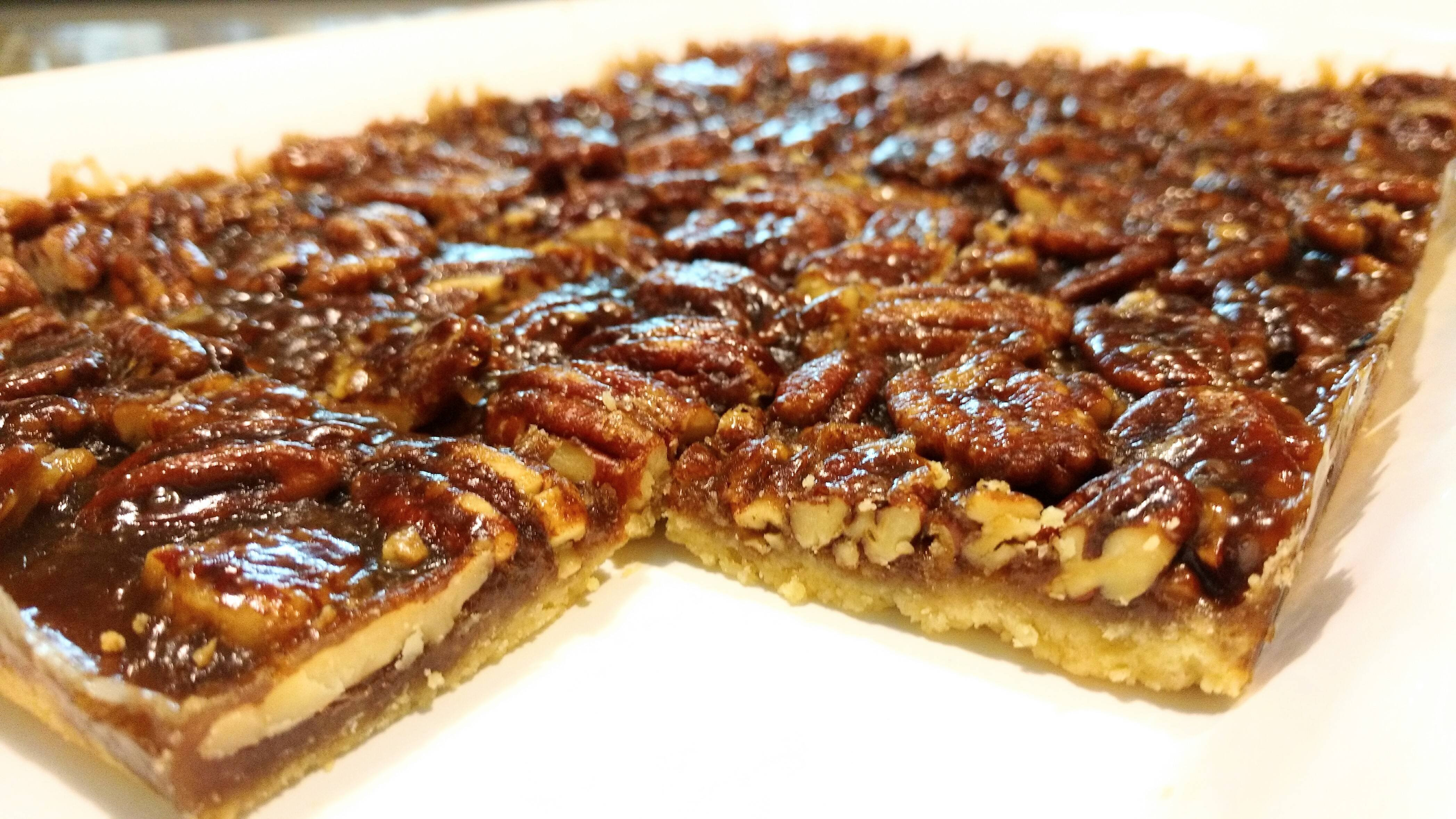 Homemade Pecan Pie
 [Homemade] Pecan pie bars food