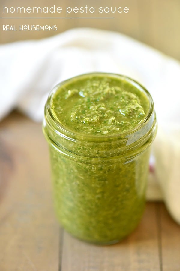 Homemade Pesto Sauce
 homemade pesto sauce