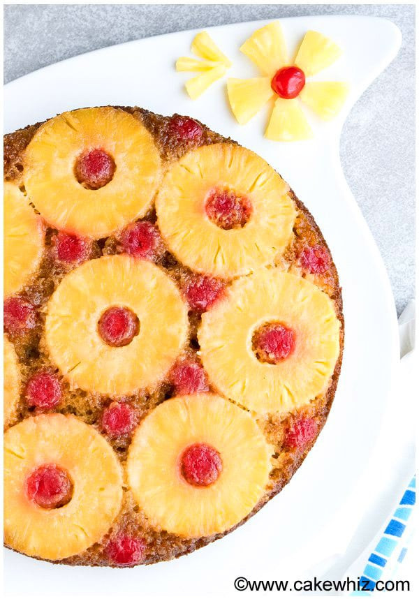 Homemade Pineapple Upside Down Cake
 Homemade Pineapple Upside Down Cake CakeWhiz