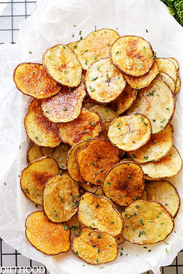 Homemade Potato Chips
 Chili Lime Baked Potato Chips Recipe Diethood